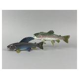 2 Tom Christenson Fish Spearing Decoys