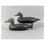 2 Mason Black Duck Decoys