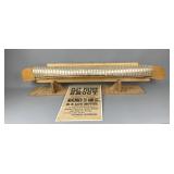 Wooden Boat Model & Advertisement