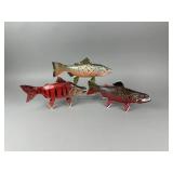 3 Dave Kober Fish Spearing Decoys