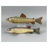 2 Mike Maxson Fish Spearing Decoys