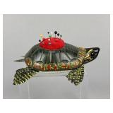 Rare Carl Christiansen Pin Cushion Turtle