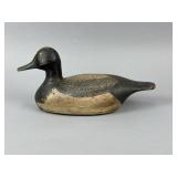 Gus Moak Bluebill Drake Duck Decoy