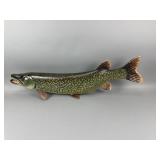 Mike Borrett Hand Carved Northern Pike