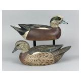 Reggie Birch Pr. of Wigeon Duck Decoys