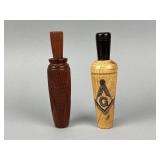2 Duck Calls by Bernie Forte & Albert Bignar
