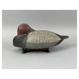 St. Clair Flats Redhead Drake Duck Decoy