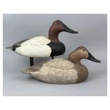 D. Bennett Scott Pr. of Canvasback Duck Decoys