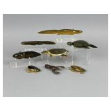 7 Marcel Meloche Fish Spearing Decoys