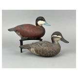 John "Jack" Wood Pr. of Ruddy Duck Decoys