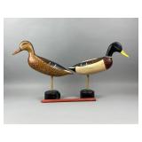 Jim Slack Pr. of Field Mallard Duck Decoys