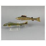 2 Tom Richards Fish Spearing Decoys