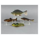 4 John Snow Fish Spearing Decoys
