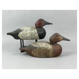 James Walton Pr. of Canvasback Duck Decoys