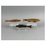 3 Ross Allen, Sr. Fish Spearing Decoys