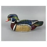 Jon Jones Wood Duck Drake Decoy