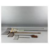 5 Vintage Ice Fishing Spears