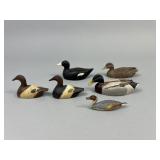 6 Various Mini Decoy Carvings