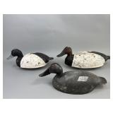 3 Joe Gigl Duck Decoys