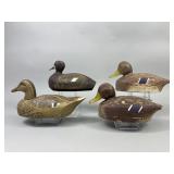 4 Wisconsin Duck Decoys