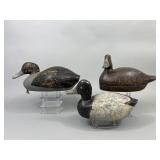 3 Midwest Bluebill Duck Decoys
