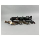 8 Wisconsin Fish Spearing Decoys