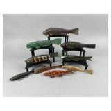 9 Wisconsin Fish Spearing Decoys
