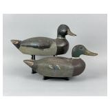 2 Mike Shurada Mallard Drake Duck Decoys