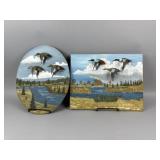 2 Dave Kinsman Duck Plaques