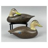Lloyd Havens Pr. of 1/3 Sized Black Ducks