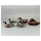 5 Wisconsin Miniature Decoy Carvings