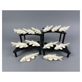 12 Chuck Smith Fish Spearing Decoys