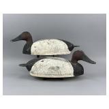 2 Joe Gigl Canvasback Drake Duck Decoys