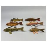 6 Fish Spearing Decoys