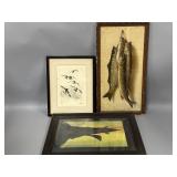 3 Vintage Pieces of Wall Art