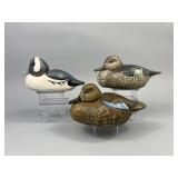 3 Elmer Garbrecht Duck Decoys