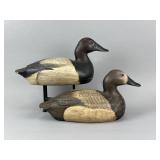 Dennis Edwards Pr. of Canvasback Duck Decoys
