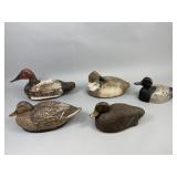 5 Cork Duck Decoys