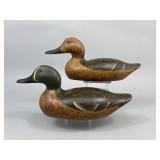 Art Bergman Pr. of Blue-Winged Teal Duck Decoys