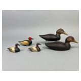 5 Wisconsin Miniature Decoy Carvings