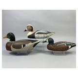 3 Herters Factory Drake Duck Decoys