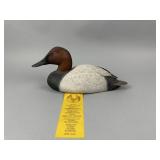 Bill Bowman Canvasback Drake Duck Decoy