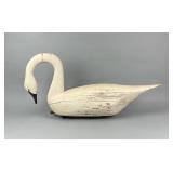 Hand Carved Folk Art Swan
