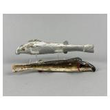 2 Oscar Peterson Sucker Spearing Decoys