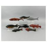 8 Vintage Spearing Decoys