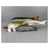 5 Wooden Fish