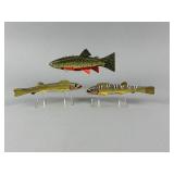 3 Gerald Finch Spearing Decoys