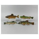4 Fish Spearing Decoys