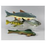 4 Fish Spearing Decoys