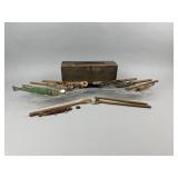 Vintage Fish Spearing Decoys & Box